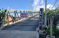 Huyện Phú Tân, Cà Mau xem xét nguyện vọng sửa cầu sắt Cái Đôi Vàm