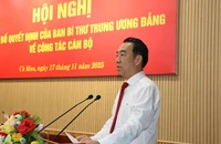Chủ tịch tỉnh Vĩnh Long Lữ Quang Ngời được chỉ định làm Phó bí thư tỉnh uỷ Cà Mau