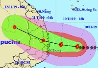 Bão số 6 giật cấp 13 đang cách đất liền 270 km