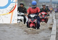 Những tuyến đường bị ngập nặng ở TP.HCM