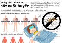 Những lưu ý quan trọng về bệnh sốt xuất huyết