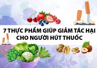 7 thực phẩm giúp giảm tác hại cho người hút thuốc
