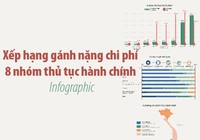 Xếp hạng gánh nặng chi phí 8 nhóm thủ tục hành chính