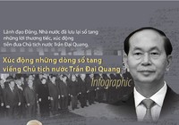 Xúc động những dòng sổ tang viếng Chủ tịch nước Trần Đại Quang