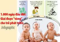 1.000 ngày đầu đời: Giai đoạn 'vàng' cho trẻ phát triển
