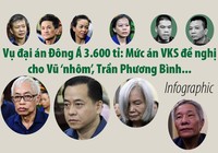 Mức án VKS đề nghị cho Vũ ‘nhôm’, Trần Phương Bình