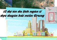 12 dự án khủng dọc biển miền Trung vừa trao quyết định đầu tư