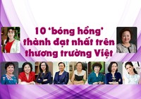 10 ‘bóng hồng’ thành đạt trên thương trường Việt