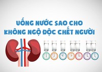 Uống nước sao cho không ngộ độc chết người?