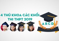 Điểm khác nhau của 4 thủ khoa các khối thi THPT quốc gia 2019