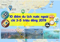 10 điểm du lịch nước ngoài chỉ 3-5 triệu đồng 2019