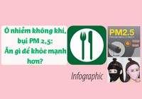 Ô nhiễm không khí: Nên ăn gì để khỏe mạnh hơn?