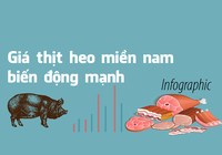 Giá thịt heo tăng đột biến, người mua 'méo mặt'