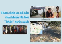 Toàn cảnh vụ đổ dầu thải khiến Hà Nội 'khát' nước sạch