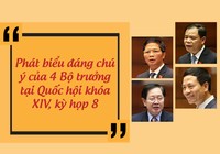 Những câu trả lời chất vấn đáng chú ý của 4 bộ trưởng tuần qua