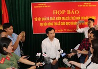 Gian lận điểm thi ở Hà Giang: Phải khởi tố, xử nghiêm!