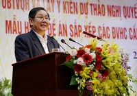 Sáp nhập huyện, xã: Phương án bố trí cán bộ