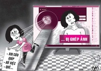 Điêu đứng vì bị ghép ảnh nóng tung lên mạng