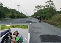 Hồi hộp khi đi qua con đường chắp vá nhiều nhất