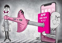 Kinh hoàng lãi suất vay qua app