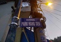 Tháo bảng tên đường mang tên HLV Park Hang-seo ở quận 9