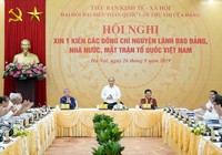 Thủ tướng nghe các nguyên lãnh đạo góp ý về chiến lược KTXH