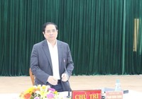 Ông Phạm Minh Chính làm việc với quận ủy Thanh Khê