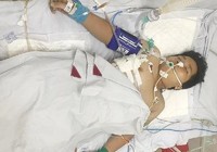 Đã tìm thấy người thân bệnh nhân bị rách khí quản