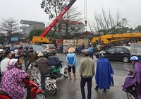 Xe container đâm hàng loạt xe ô tô gây hậu quả nghiêm trọng