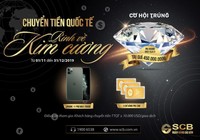 SCB: 'Chuyển tiền quốc tế - Rinh về kim cương'