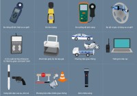 20 thiết bị CSGT sử dụng khi làm nhiệm vụ