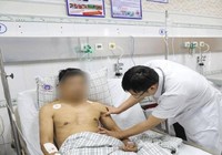 Nam thanh niên chấn thương ngực nặng do va chạm với hòn gạch