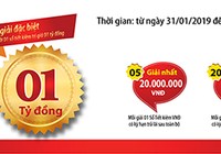 Gửi tiền trúng lớn cùng Agribank: cơ hội trúng giải 1 tỷ đồng