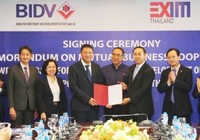BIDV và EXIM Thái Lan ký thỏa thuận hợp tác chung