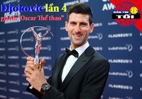 Djokovic lần thứ tư đoạt 'Oscar thể thao', Solskajer than trời
