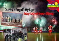 Hy Lạp hủy trận đấu vì bạo động, Suarez không lỡ đại chiến MU