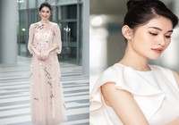 Á hậu Thùy Dung diện váy trắng khoe vẻ đẹp thanh lịch