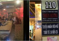 Quán karaoke chui cho tiếp viên mặc hở bạo ở quận 1