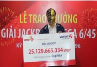 Ngày Thần tài, khách hàng trúng Vietlott 25 tỷ đồng