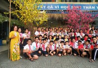 Học sinh hào hứng trở lại trường học sau Tết