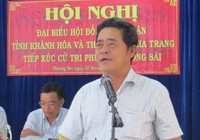 Cho ông Lê Thanh Quang thôi giữ chức bí thư Khánh Hòa