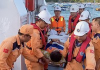 Vượt hơn 250 hải lý, đưa ngư dân đang nguy kịch vào bờ cấp cứu