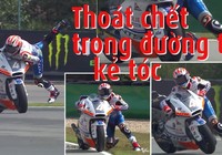 Thoát chết nhờ phản ứng nhanh trên xe phân khối lớn