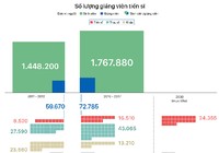 Việt Nam có bao nhiêu giảng viên trình độ tiến sĩ?