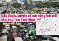 Các đoạn, tuyến sẽ mở rộng kết nối sân bay Tân Sơn Nhất