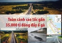 Toàn cảnh cao tốc gần 35.000 tỉ đồng đầy ổ gà