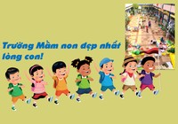 Trường mầm non đẹp nhất lòng con!