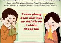 7 cách phòng bệnh cúm mùa do thời tiết và ô nhiễm không khí
