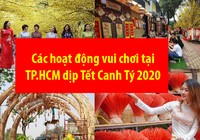 Các hoạt động vui chơi tại TP.HCM dịp tết Canh Tý 2020