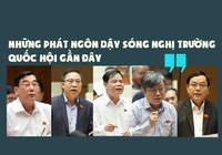 Những phát ngôn dậy sóng ở nghị trường tuần qua